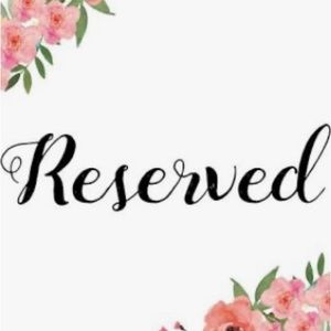 Reserved for Leanne G